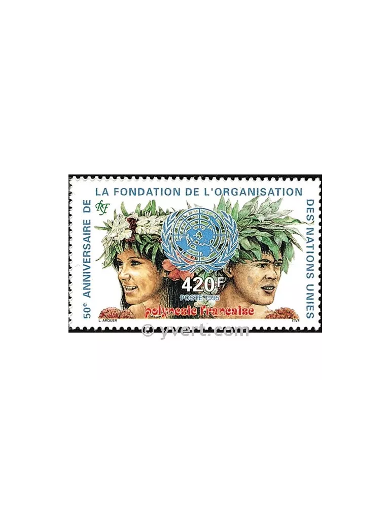 n° 493 - Timbre Polynésie Poste