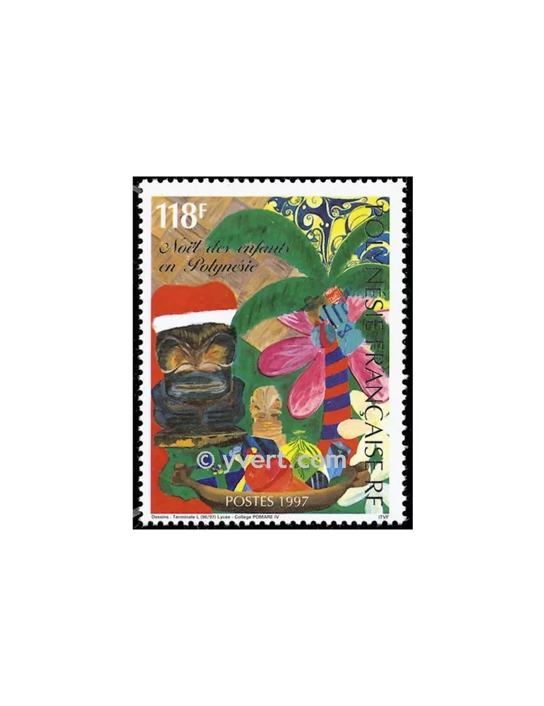 n° 554 - Timbre Polynésie Poste