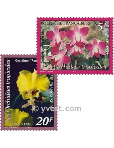 n° 560/563 - Timbre Polynésie Poste 2