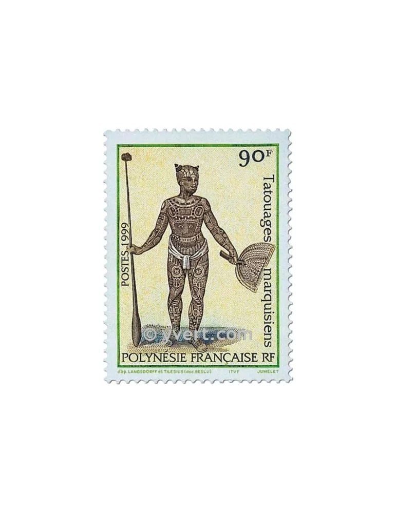 n° 584/585 - Timbre Polynésie Poste
