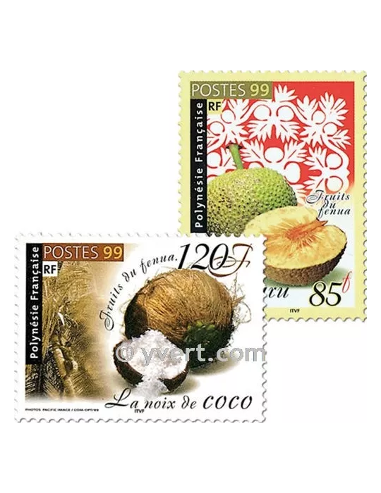 n° 588/589 - Timbre Polynésie Poste