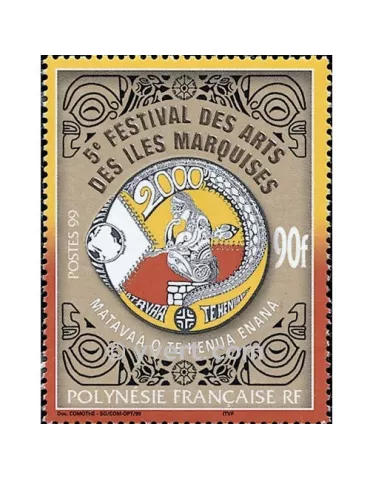 n° 609 - Timbre Polynésie Poste 2