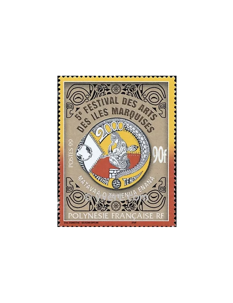 n° 609 - Timbre Polynésie Poste