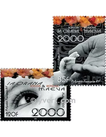 n° 610/611 - Timbre Polynésie Poste 2