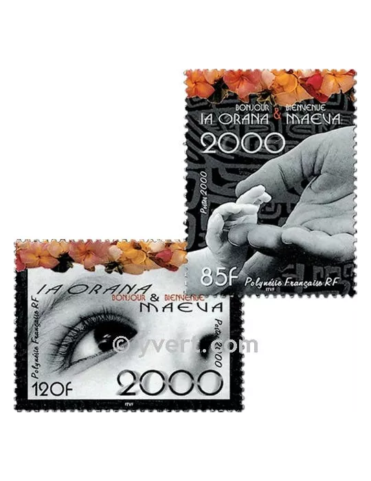 n° 610/611 - Timbre Polynésie Poste
