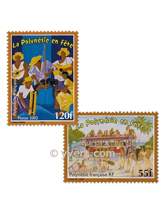 n° 680/681 - Timbre Polynésie Poste