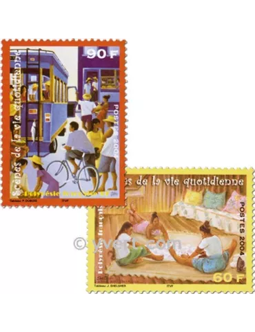 n° 706/707 - Timbre Polynésie Poste 2