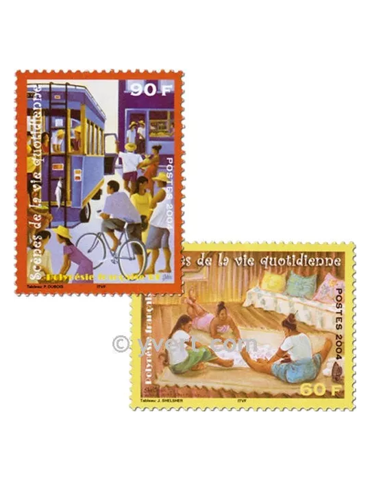 n° 706/707 - Timbre Polynésie Poste