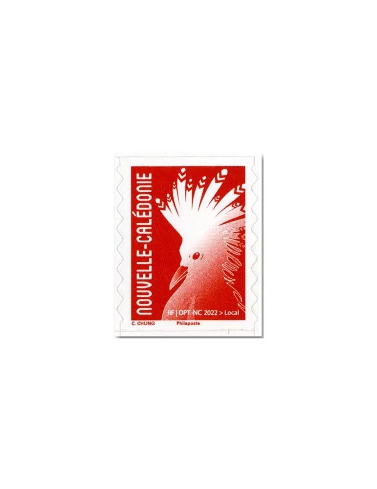 n° C1435 - Timbre Nlle Calédonie Poste (Carnet Cagou Type Chung 2022)