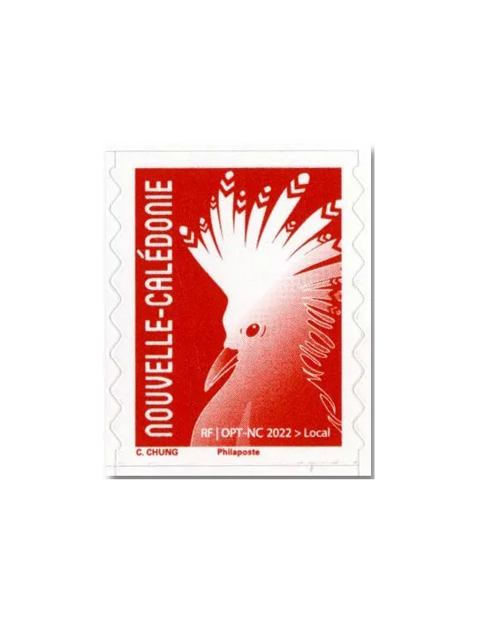 n° C1435 - Timbre Nlle Calédonie Poste (Carnet Cagou Type Chung 2022)