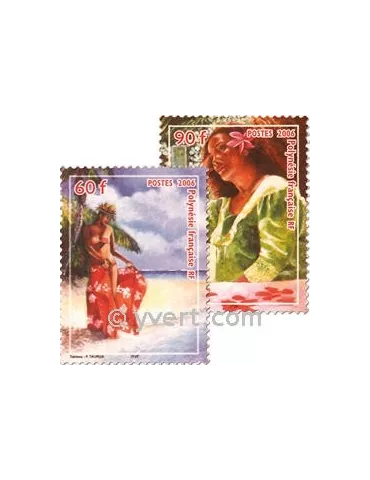 n° 764/765 - Timbre Polynésie Poste