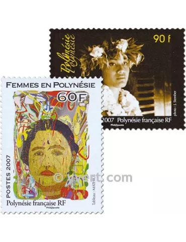n° 801/802 - Timbre Polynésie Poste 2