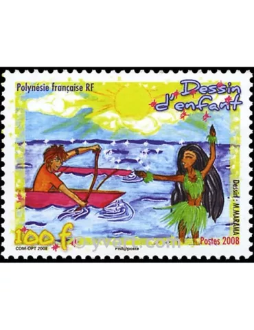 n° 861 - Timbre Polynésie Poste 2