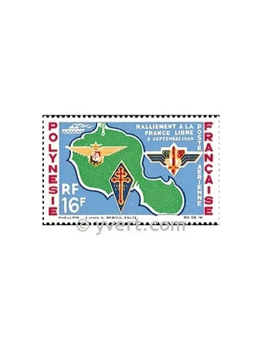 n° 8 - Timbre Polynésie Poste aérienne