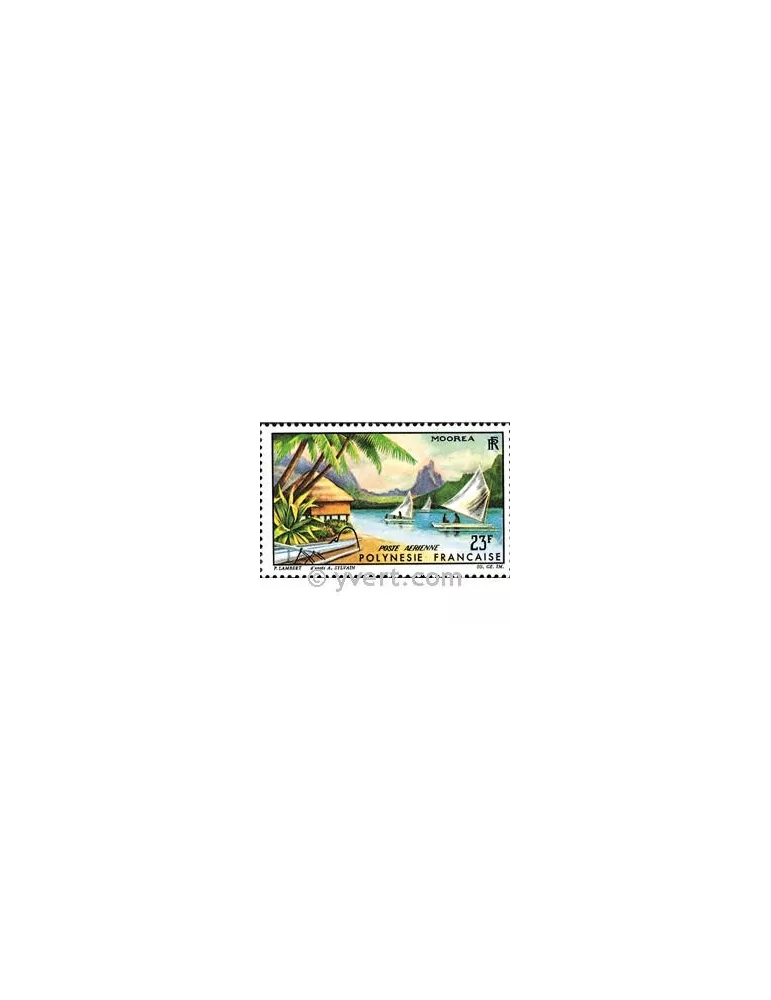 n° 9 - Timbre Polynésie Poste aérienne