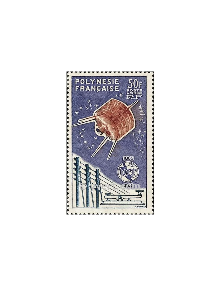 n° 10 - Timbre Polynésie Poste aérienne