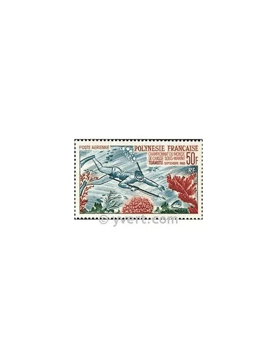 n° 14 - Timbre Polynésie Poste aérienne