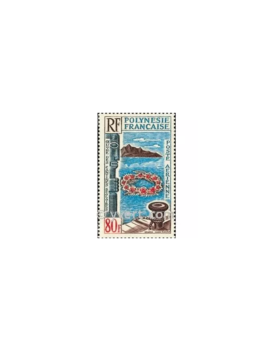 n° 15 - Timbre Polynésie Poste aérienne