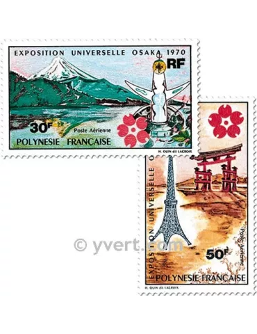 n° 32/33 - Timbre Polynésie Poste aérienne 2