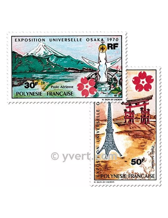 n° 32/33 - Timbre Polynésie Poste aérienne