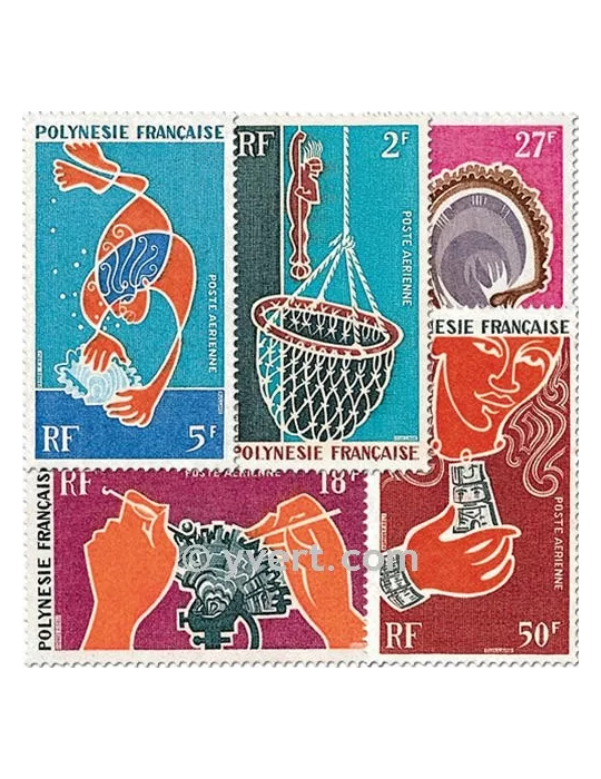 n° 34/38 - Timbre Polynésie Poste aérienne