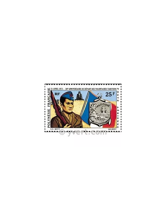 n° 47 - Timbre Polynésie Poste aérienne