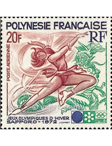 n° 61 - Timbre Polynésie Poste aérienne 2