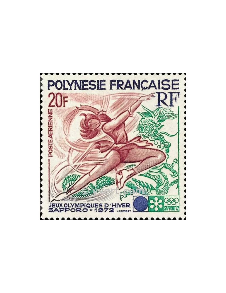 n° 61 - Timbre Polynésie Poste aérienne