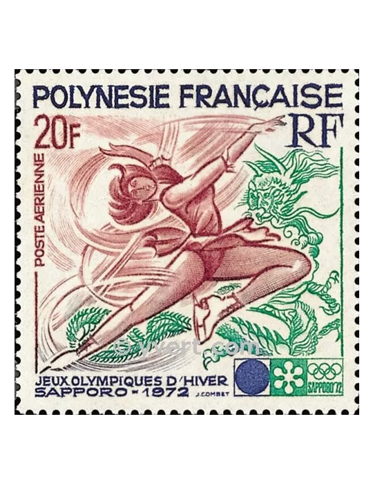 n° 61 - Timbre Polynésie Poste aérienne