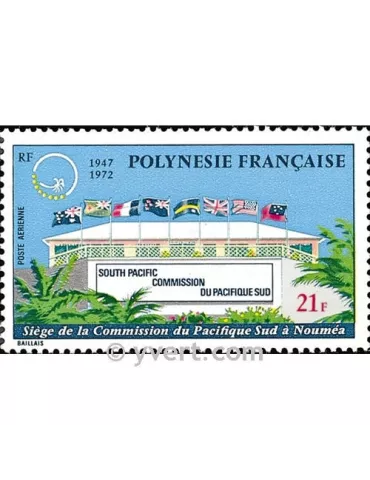 n° 62 - Timbre Polynésie Poste aérienne 2