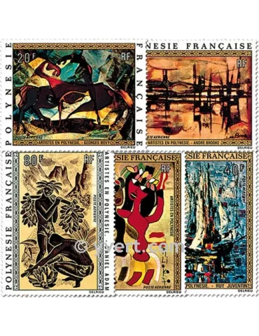 n° 65/69 - Timbre Polynésie Poste aérienne 2