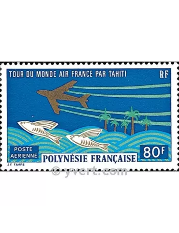 n° 73 - Timbre Polynésie Poste aérienne 2