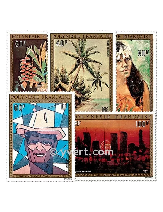 n° 84/88 - Timbre Polynésie Poste aérienne