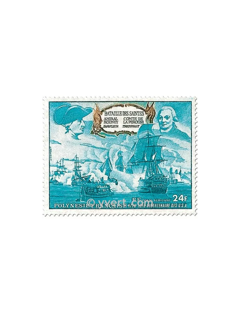 n° 104/105 - Timbre Polynésie Poste aérienne