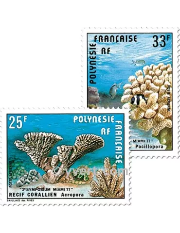 n° 121/122 - Timbre Polynésie Poste aérienne 2