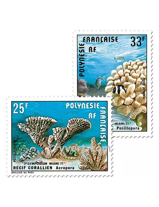 n° 121/122 - Timbre Polynésie Poste aérienne