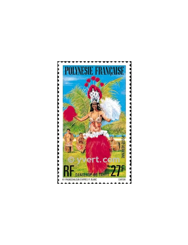 n° 124 - Timbre Polynésie Poste aérienne