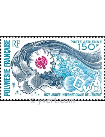 n° 145 - Timbre Polynésie Poste aérienne 2