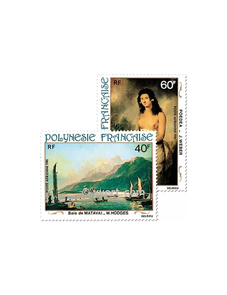 n° 163/166 - Timbre Polynésie Poste aérienne