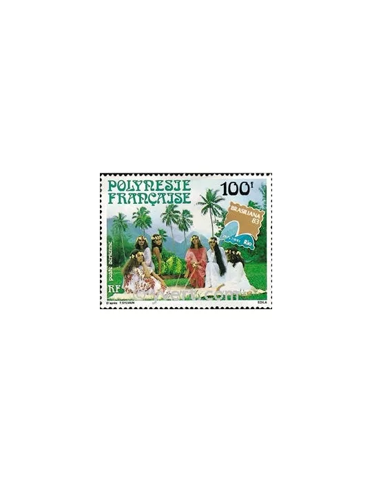 n° 176 - Timbre Polynésie Poste aérienne