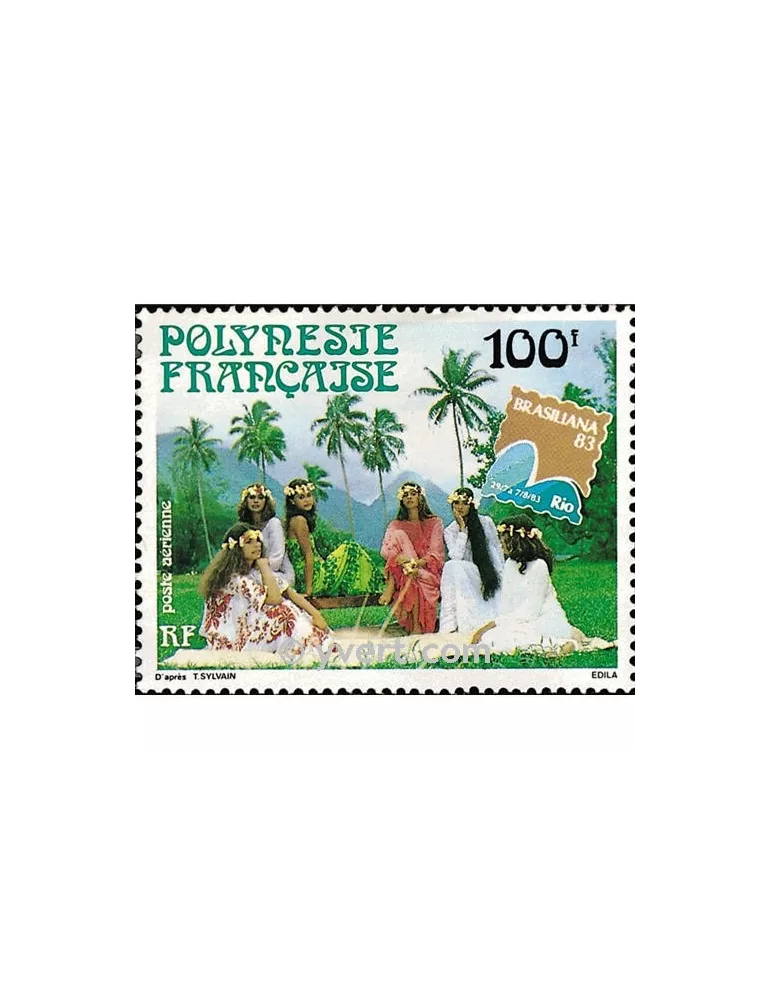 n° 176 - Timbre Polynésie Poste aérienne