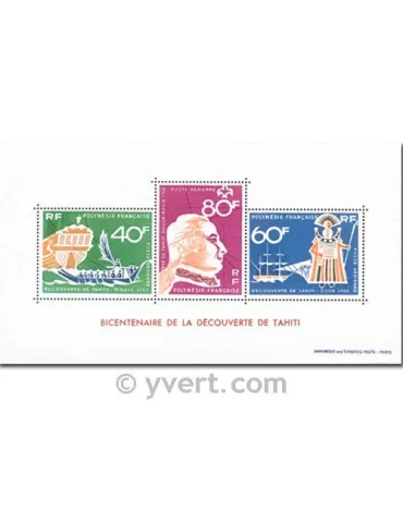 n° 1 - Timbre Polynésie Bloc et feuillets 2