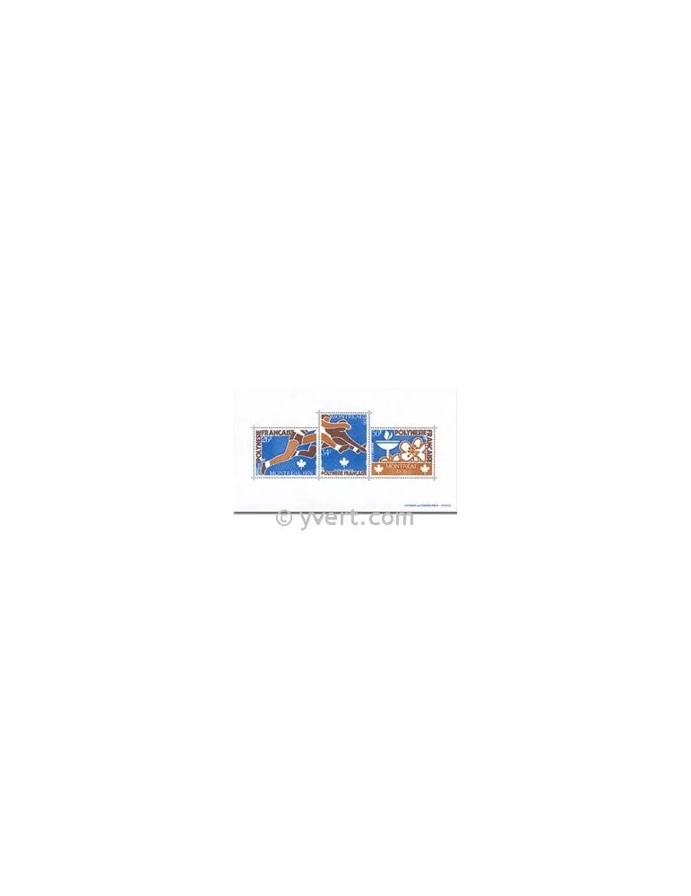 n° 3 - Timbre Polynésie Bloc et feuillets
