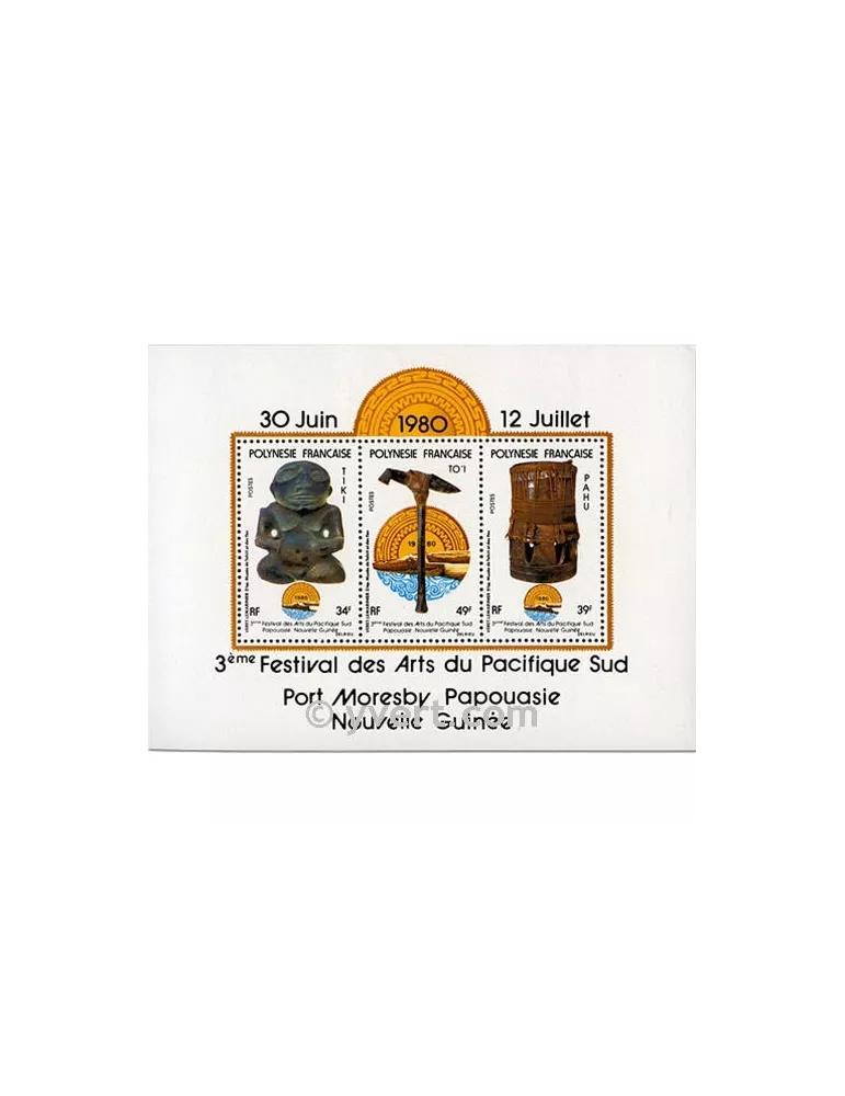 n° 5 - Timbre Polynésie Bloc et feuillets