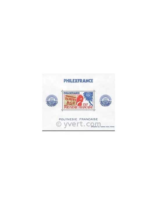 n° 6 - Timbre Polynésie Bloc et feuillets