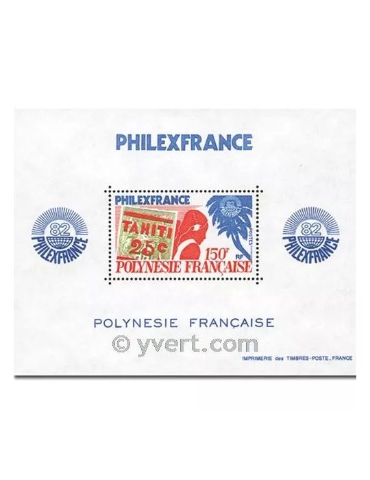 n° 6 - Timbre Polynésie Bloc et feuillets