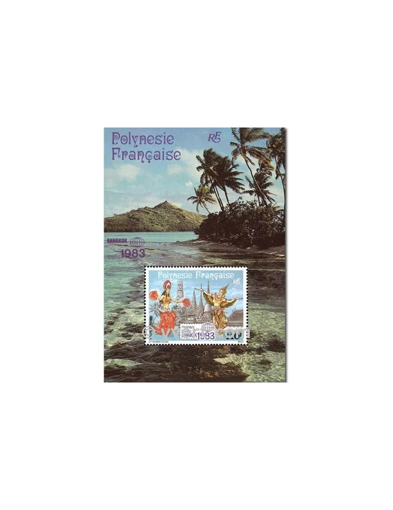 n° 8 - Timbre Polynésie Bloc et feuillets