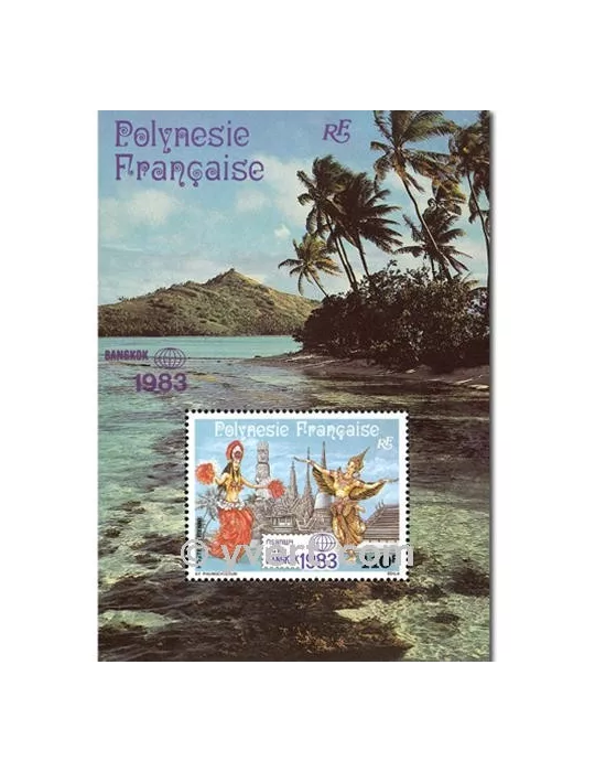 n° 8 - Timbre Polynésie Bloc et feuillets