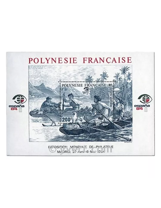 n° 9 - Timbre Polynésie Bloc et feuillets