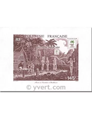 n° 14 - Timbre Polynésie Bloc et feuillets 2